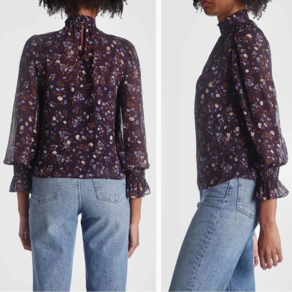 NWT 1. State Smocked Wrist Top with Cami - Picture 2 of 16